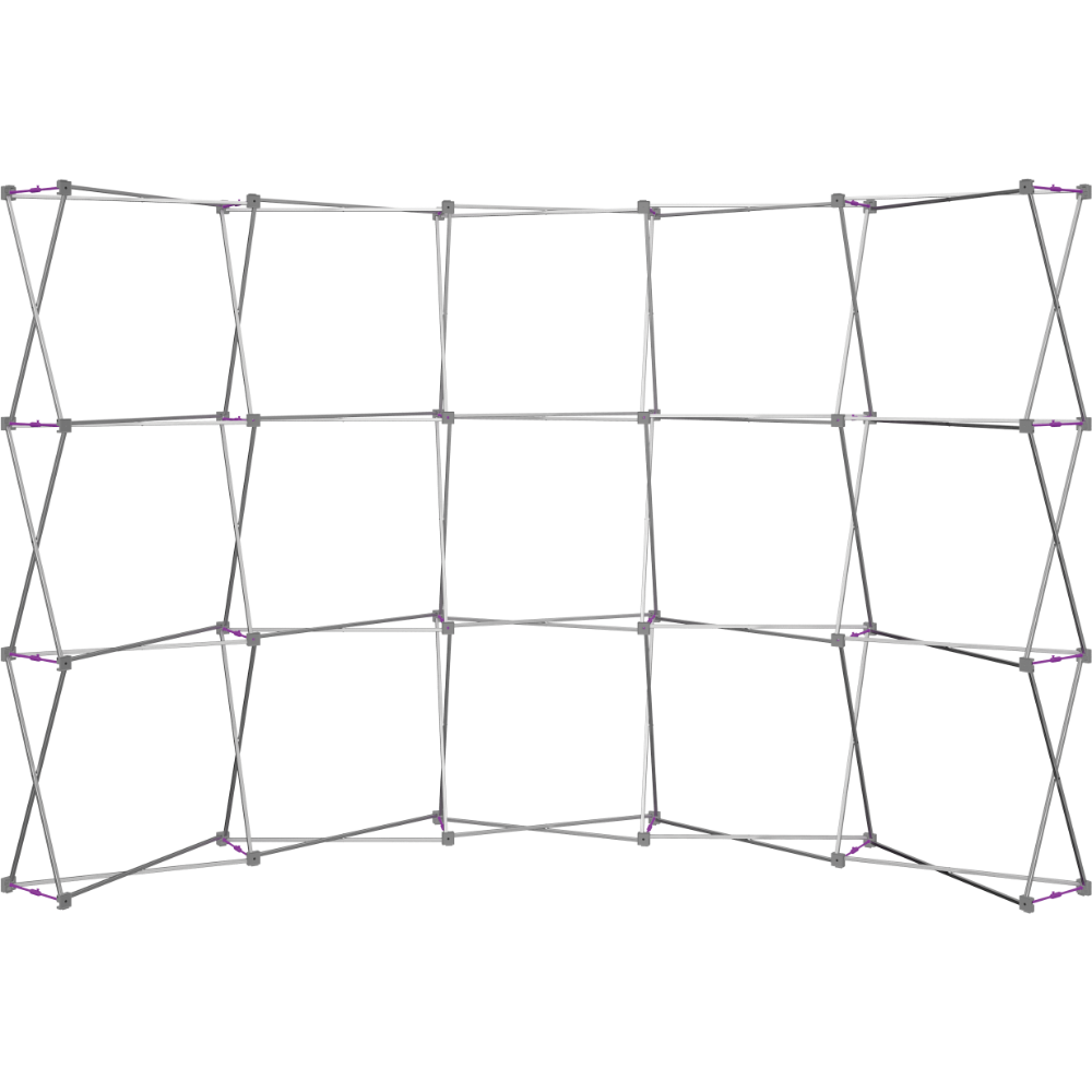 Hopup 13ft Curved Full Height Tension Fabric Display