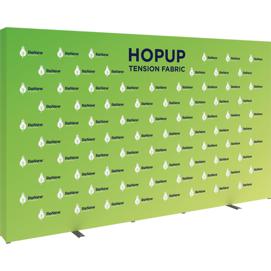 Hopup 13ft Straight Full Height Tension Fabric Display