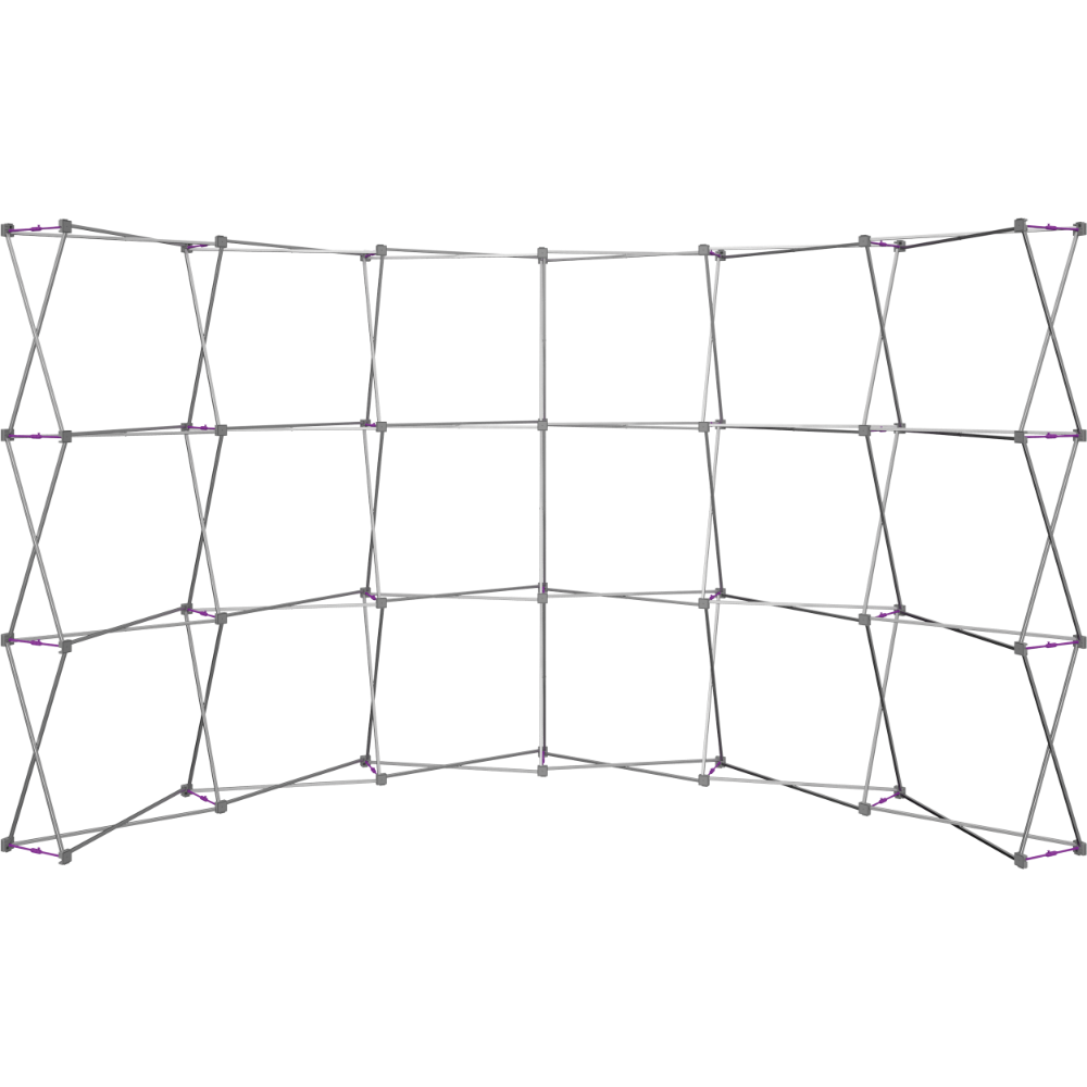 Hopup 15ft Curved Full Height Tension Fabric Display