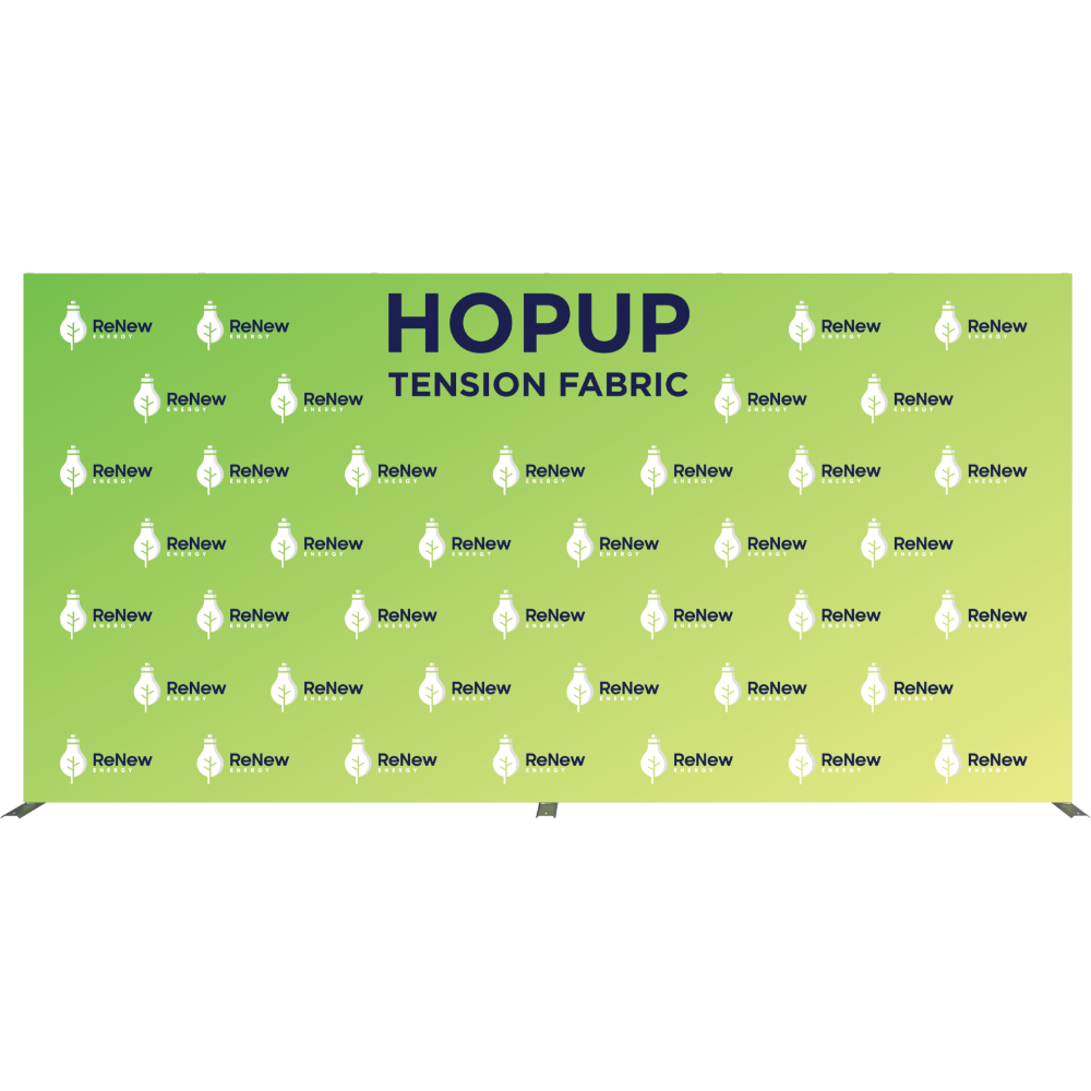 Hopup 15ft Straight Full Height Tension Fabric Display