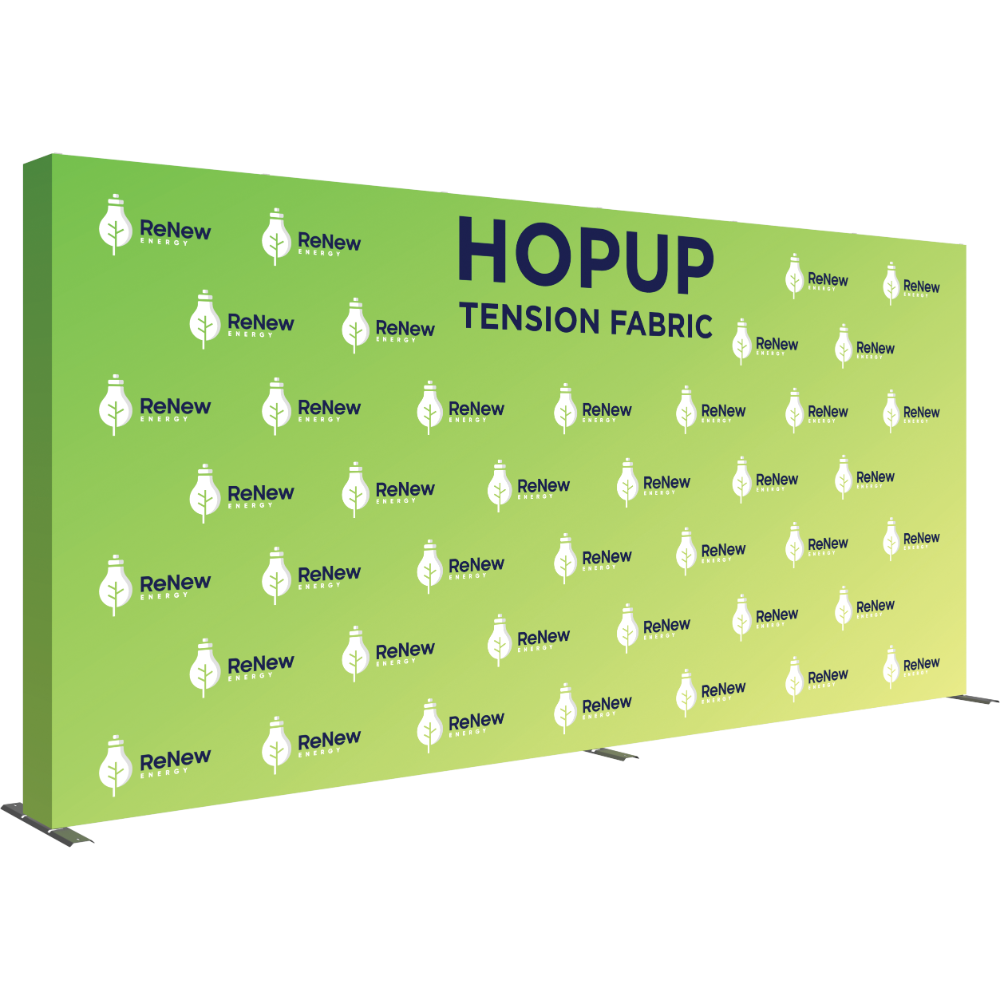 Hopup 15ft Straight Full Height Tension Fabric Display