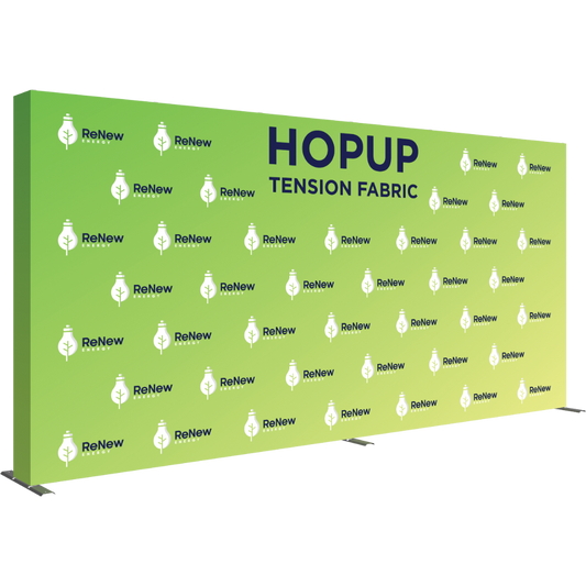 Hopup 15ft Straight Full Height Tension Fabric Display