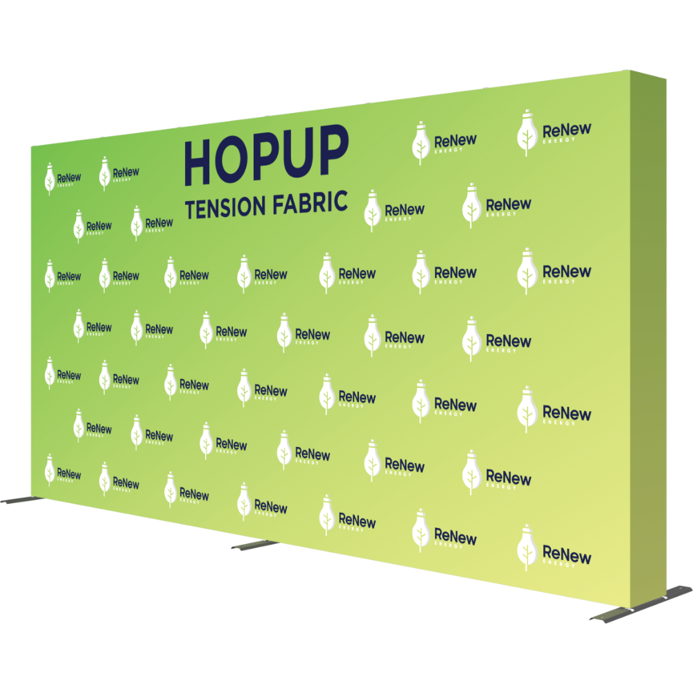 Hopup 15ft Straight Full Height Tension Fabric Display