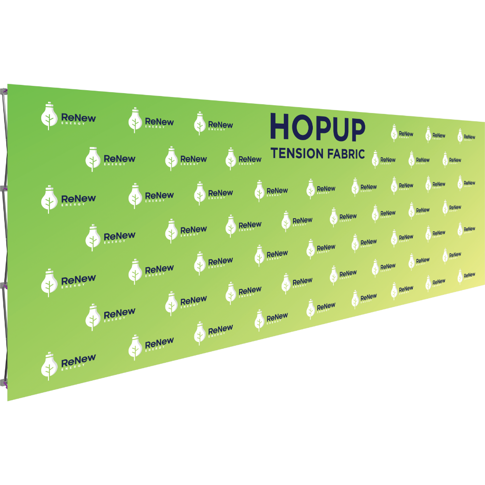 Hopup 20ft Straight Full Height Tension Fabric Display