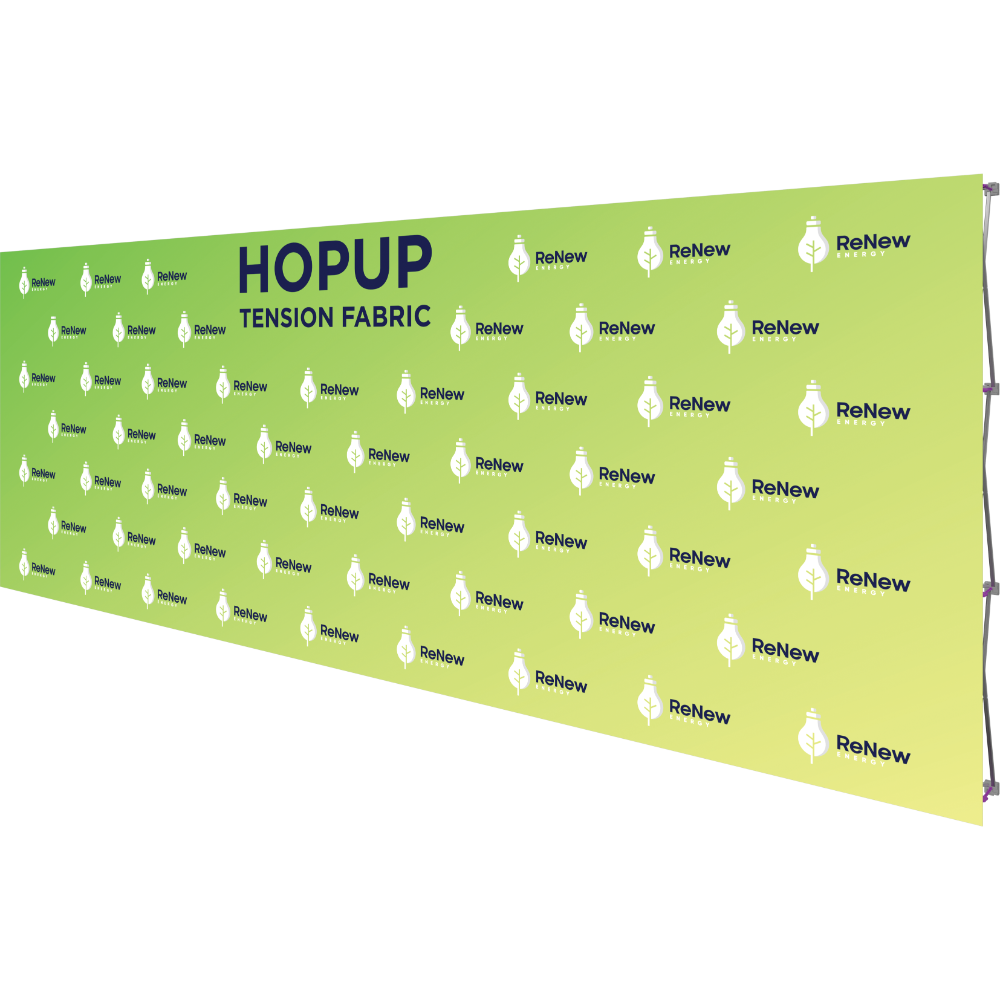 Hopup 20ft Straight Full Height Tension Fabric Display