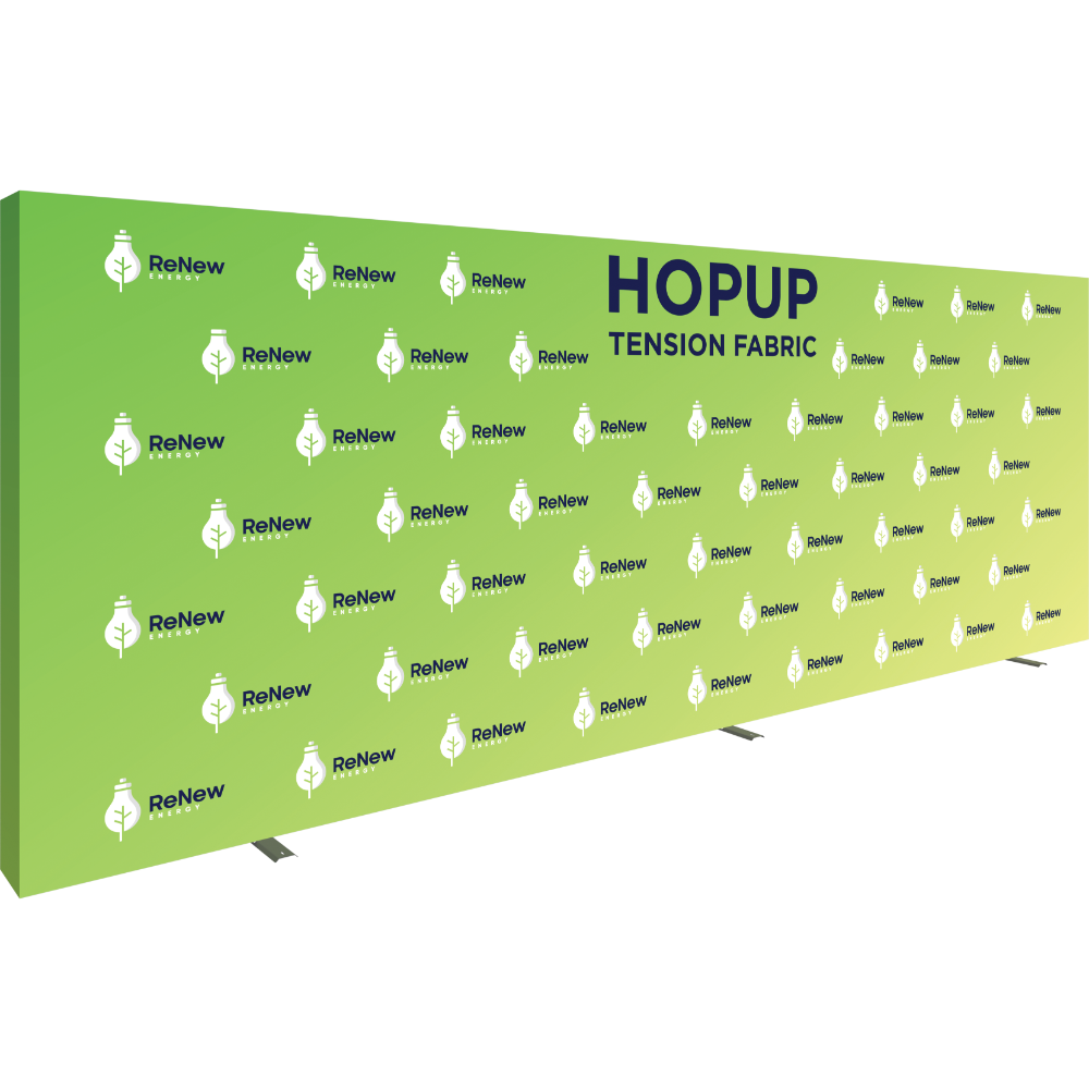 Hopup 20ft Straight Full Height Tension Fabric Display