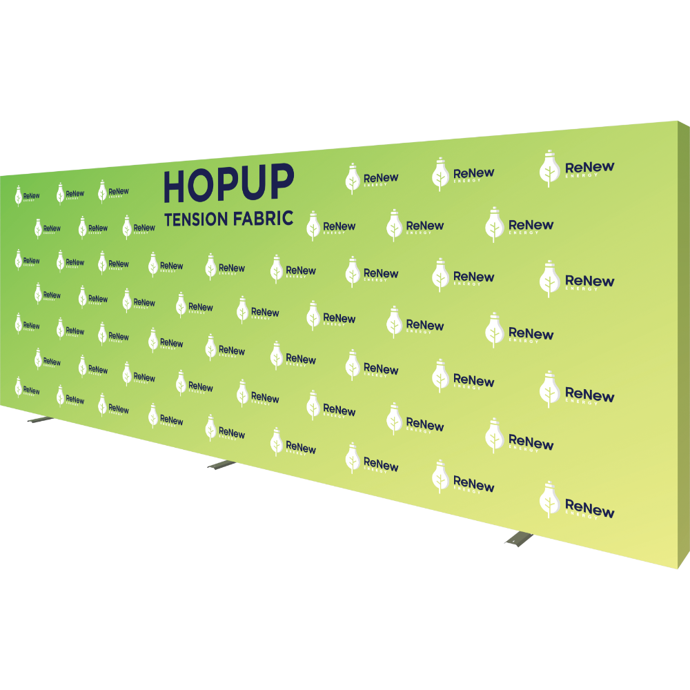 Hopup 20ft Straight Full Height Tension Fabric Display
