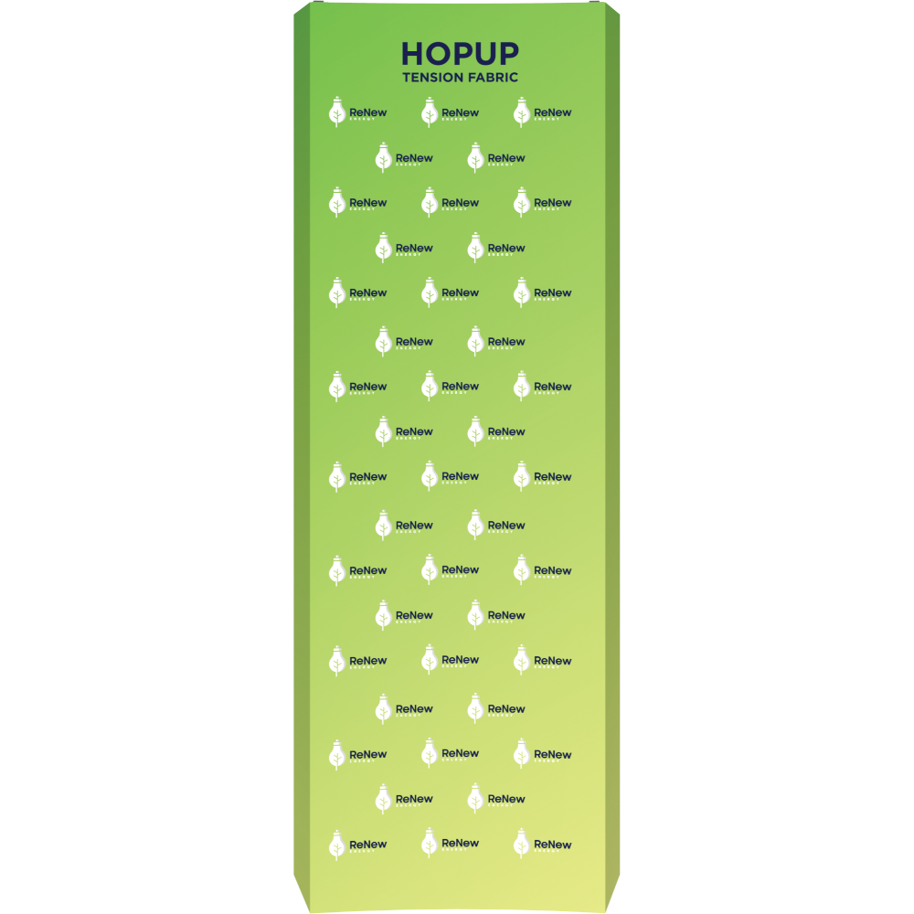 Hopup 2.5ft Straight Full Height Tension Fabric Display