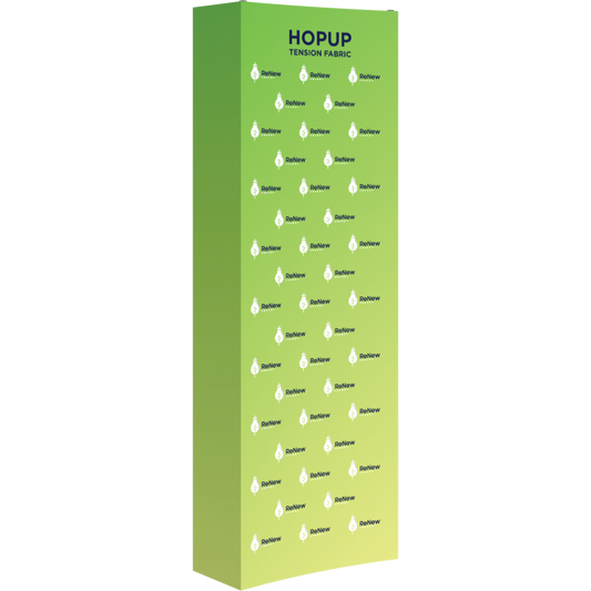Hopup 2.5ft Straight Full Height Tension Fabric Display