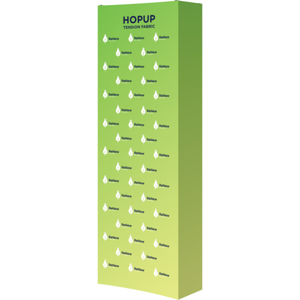 Hopup 2.5ft Straight Full Height Tension Fabric Display