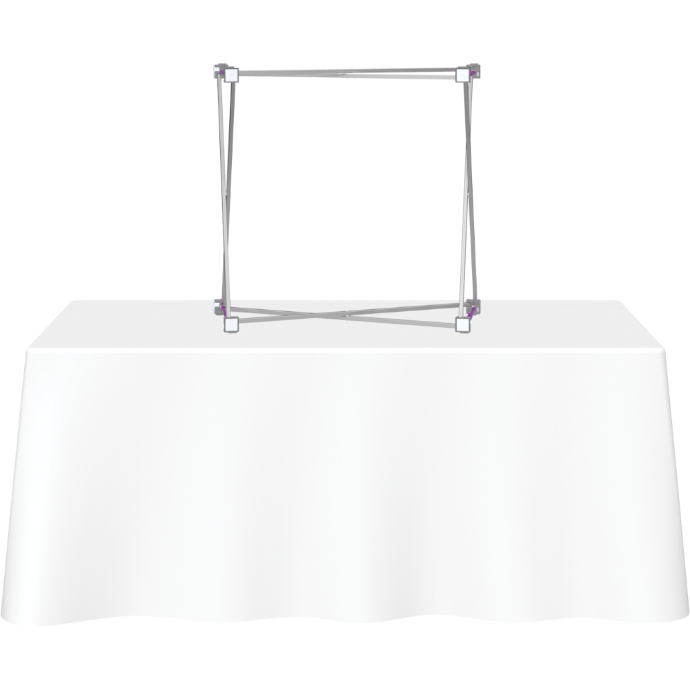 Hopup 2.5ft Straight Tabletop Tension Fabric Display