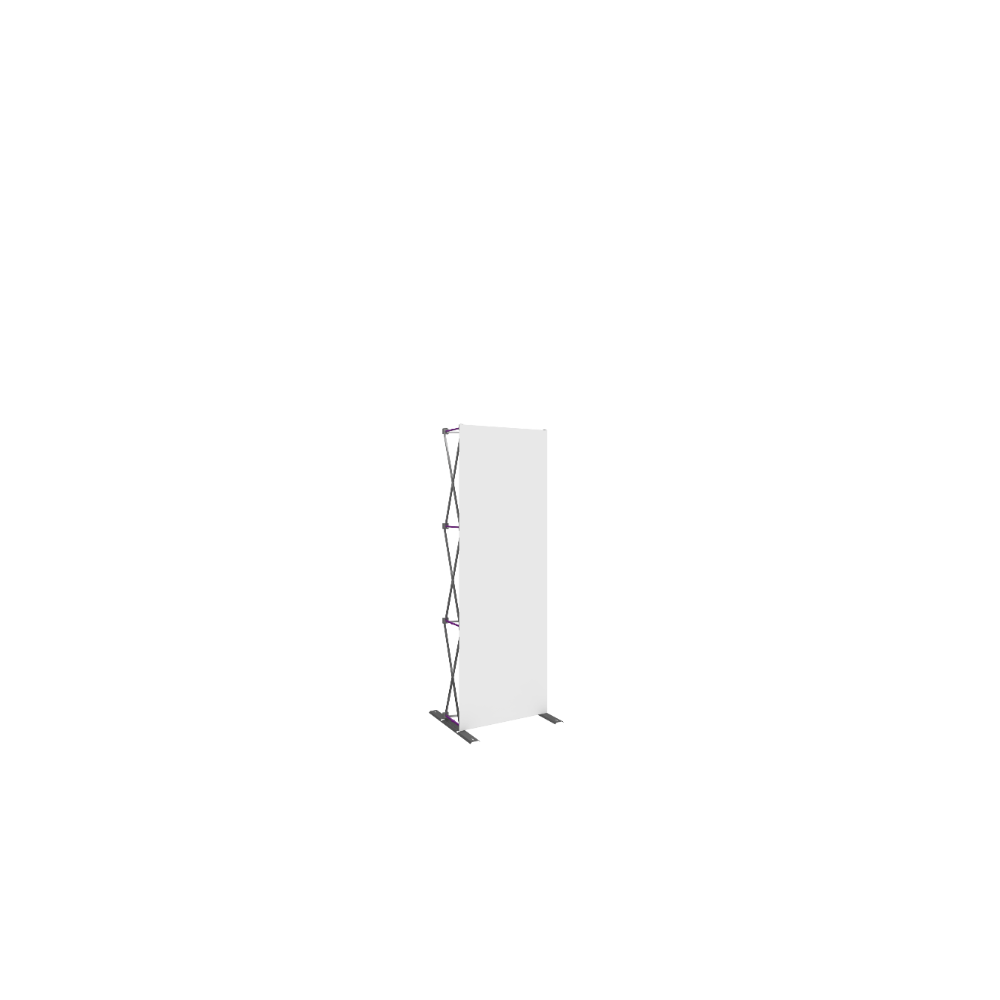 Hopup 2.5ft Straight Full Height Tension Fabric Display