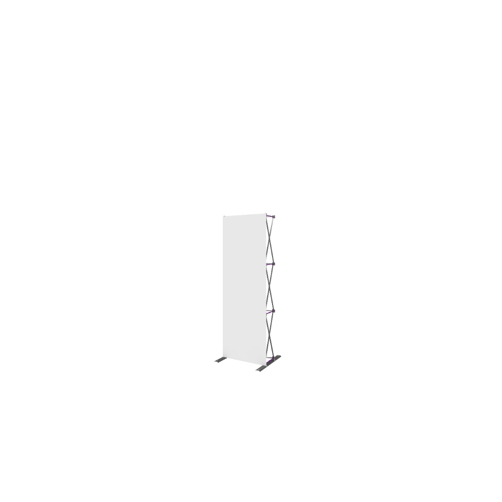 Hopup 2.5ft Straight Full Height Tension Fabric Display