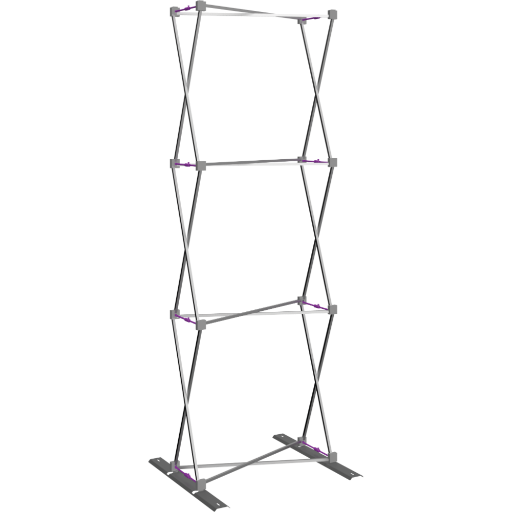 Hopup 2.5ft Straight Full Height Tension Fabric Display