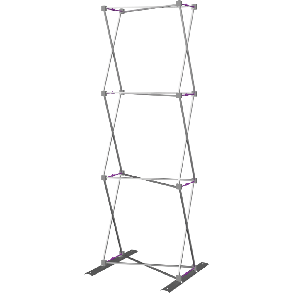 Hopup 2.5ft Straight Full Height Tension Fabric Display