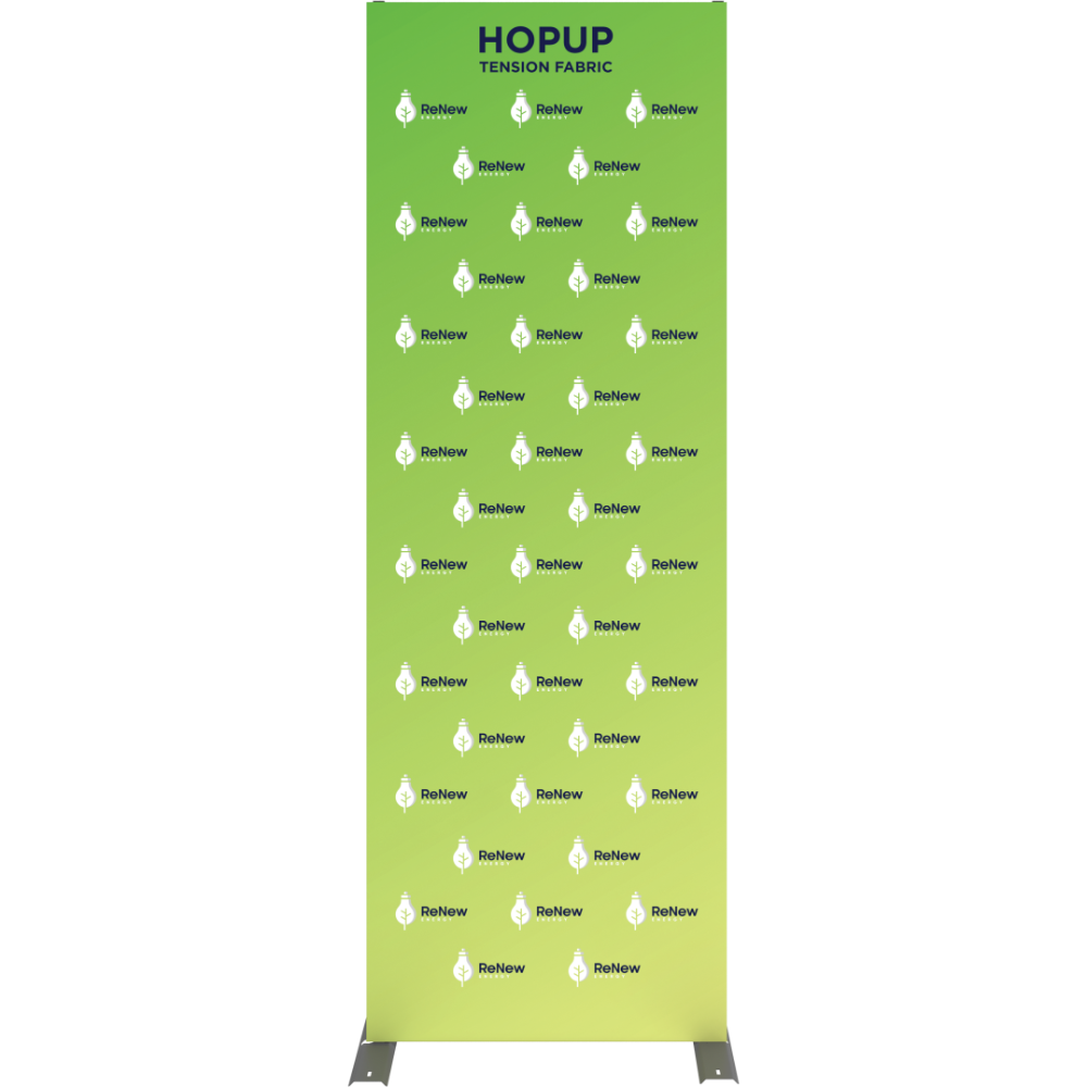 Hopup 2.5ft Straight Full Height Tension Fabric Display