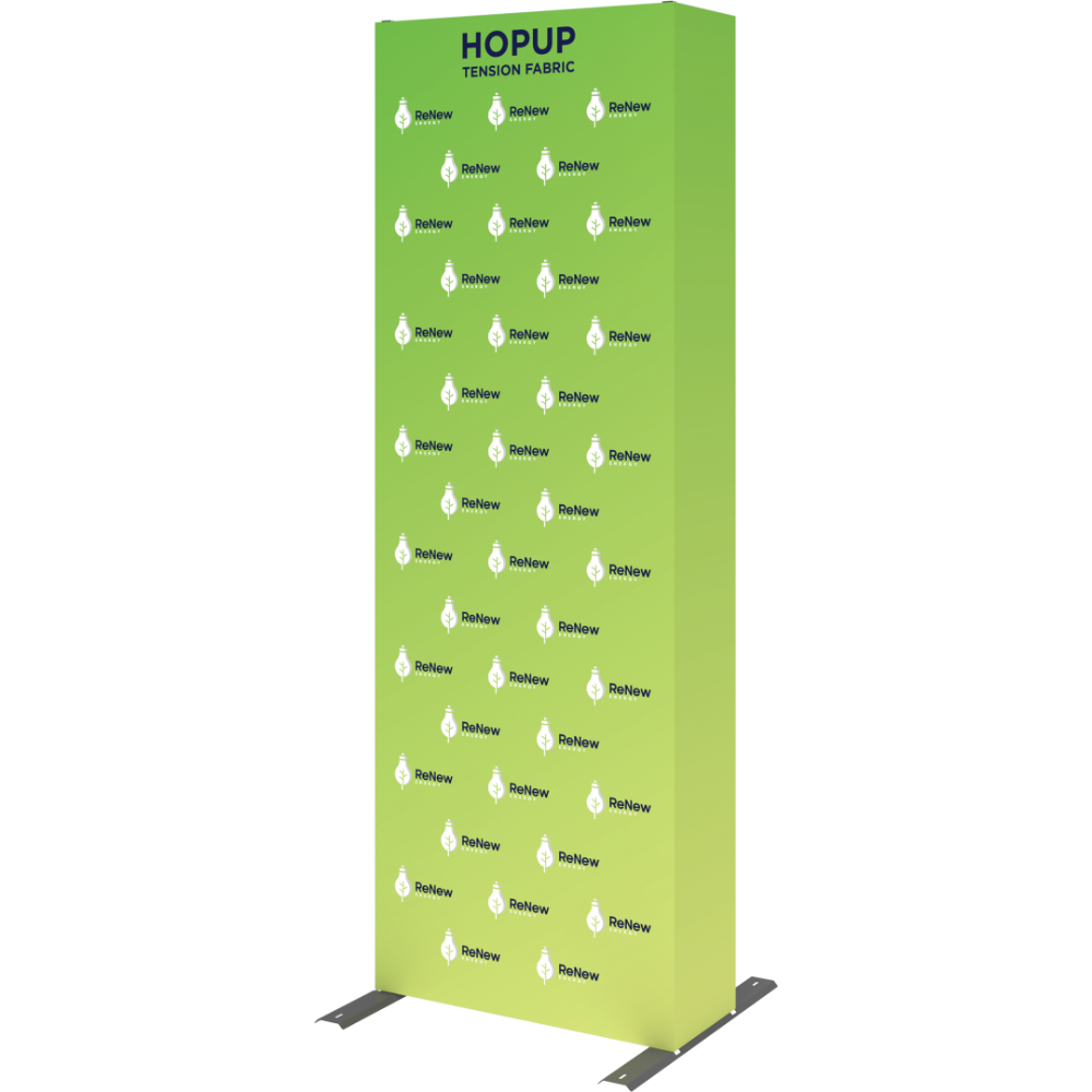 Hopup 2.5ft Straight Full Height Tension Fabric Display