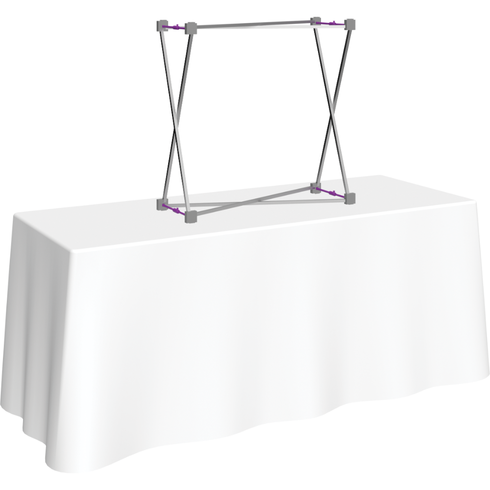 Hopup 2.5ft Straight Tabletop Tension Fabric Display