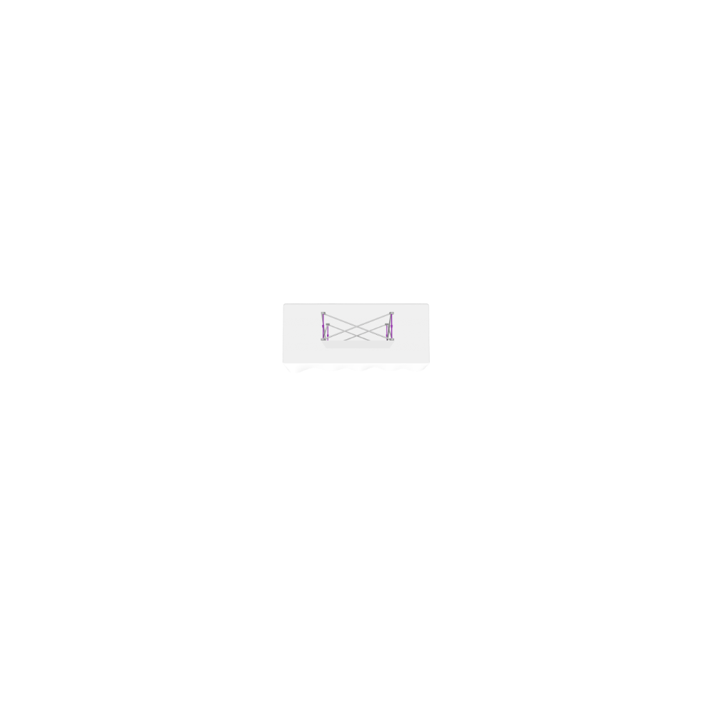 Hopup 2.5ft Straight Tabletop Tension Fabric Display