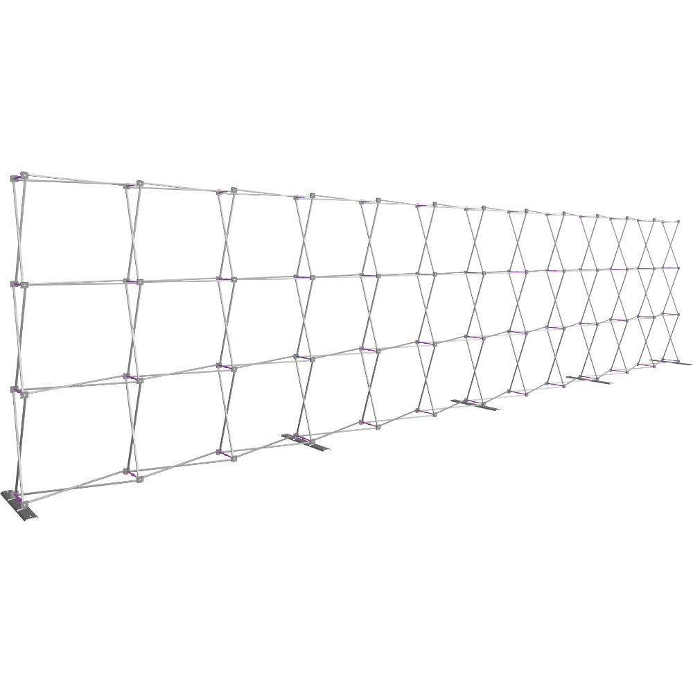 Hopup 30ft Straight Full Height Tension Fabric Display