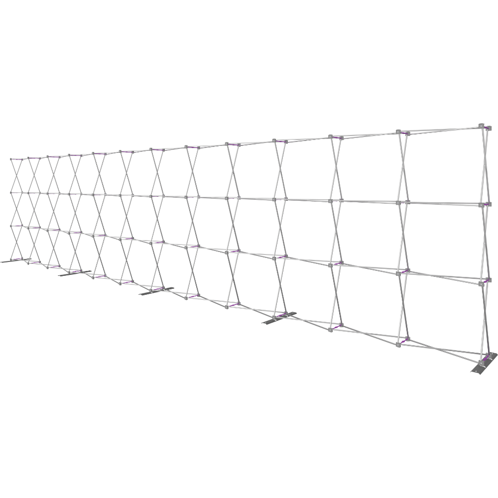 Hopup 30ft Straight Full Height Tension Fabric Display