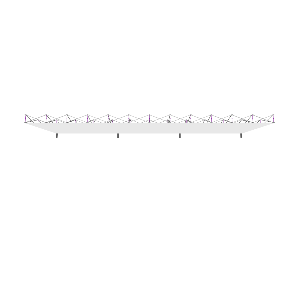 Hopup 30ft Straight Full Height Tension Fabric Display