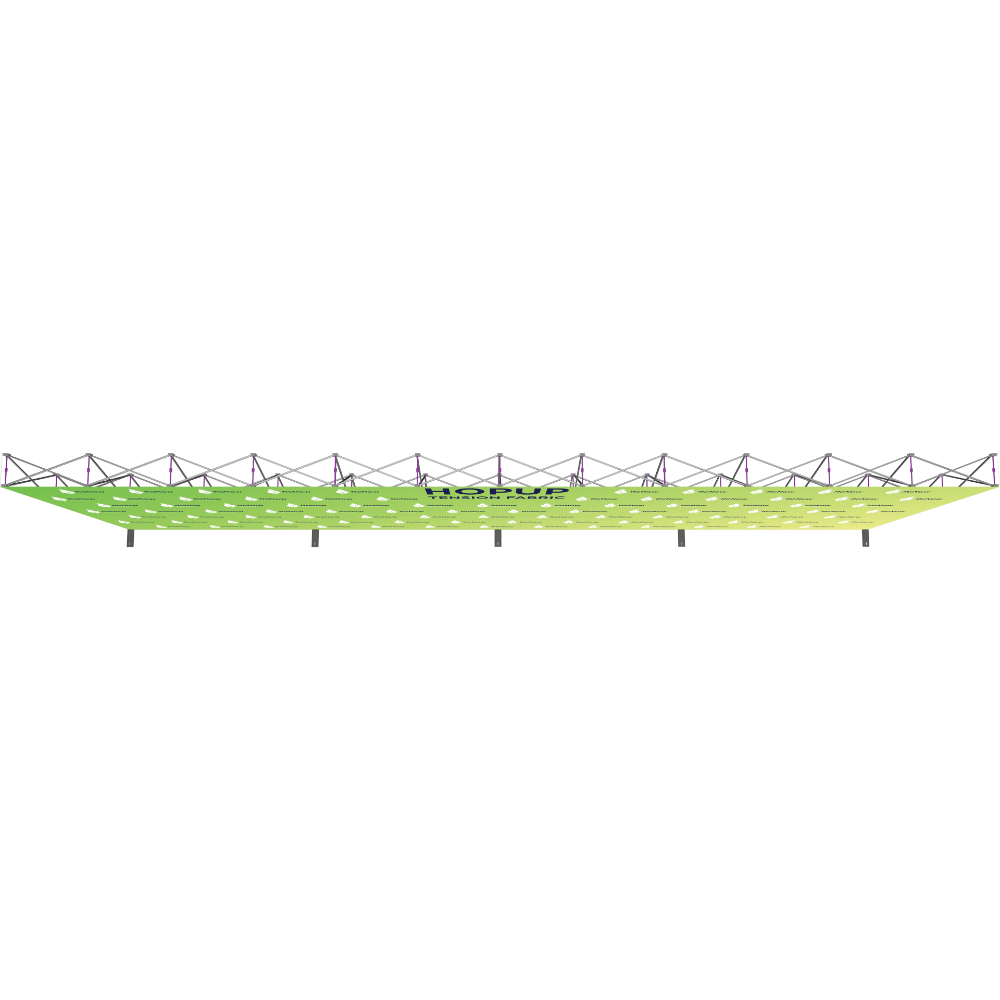 Hopup 30ft Straight Full Height Tension Fabric Display