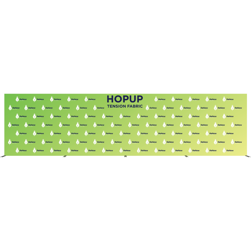 Hopup 30ft Straight Full Height Tension Fabric Display