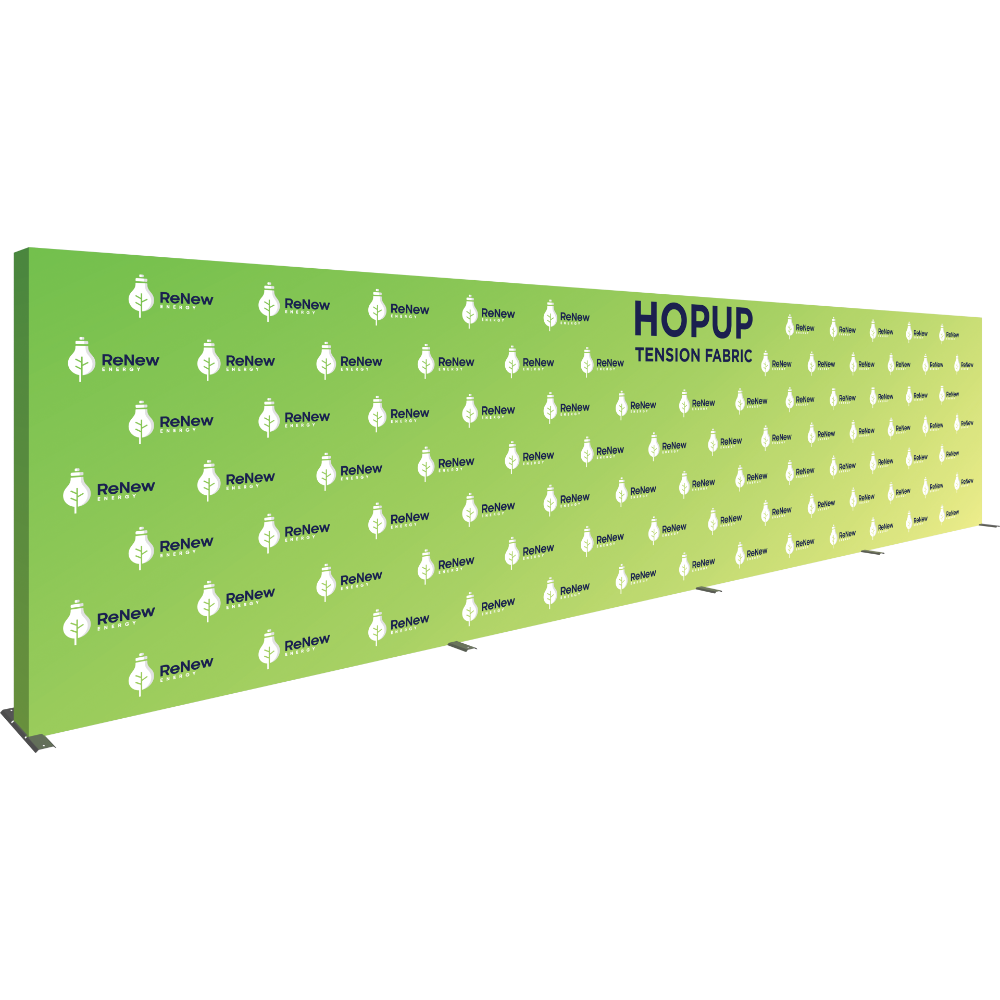 Hopup 30ft Straight Full Height Tension Fabric Display