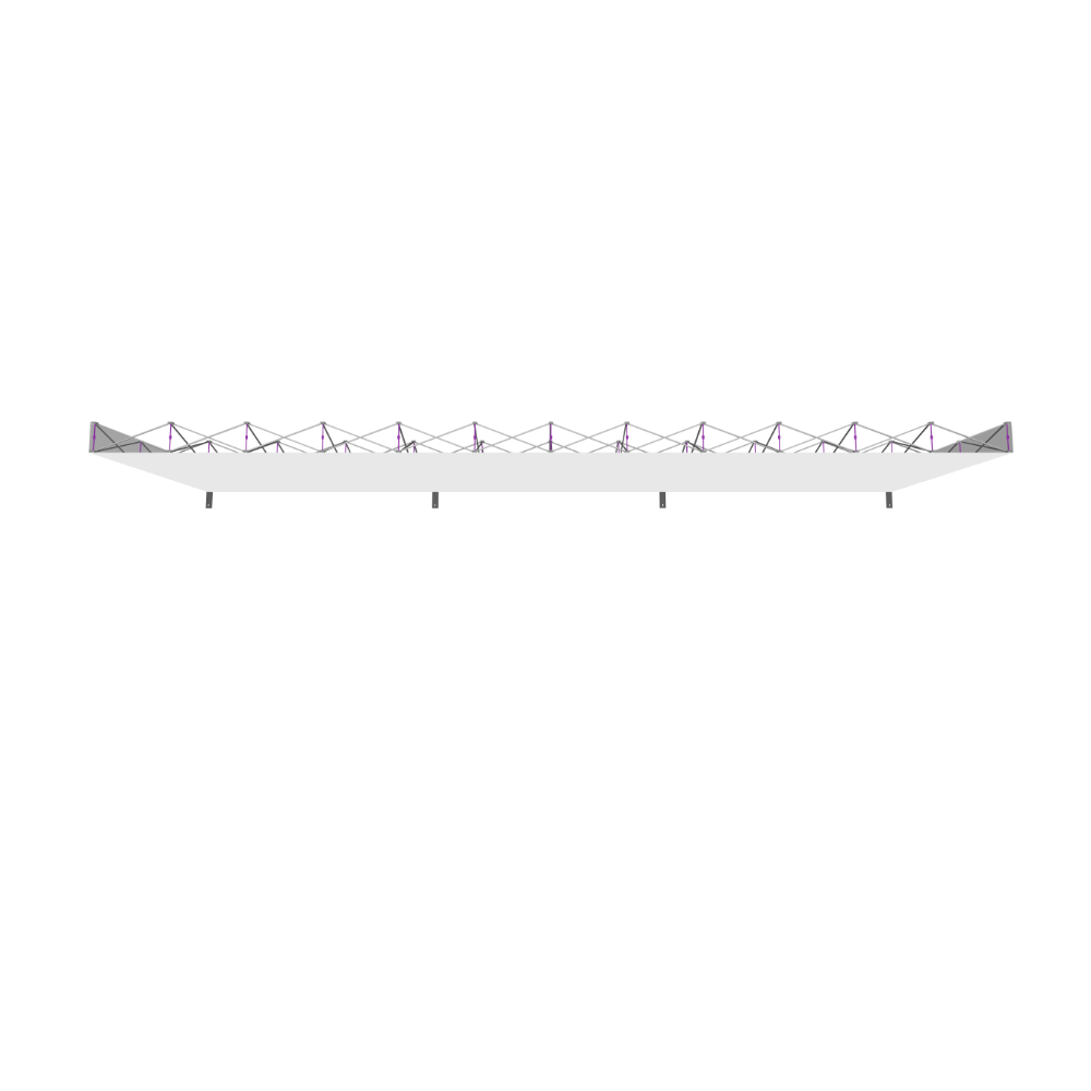 Hopup 30ft Straight Full Height Tension Fabric Display