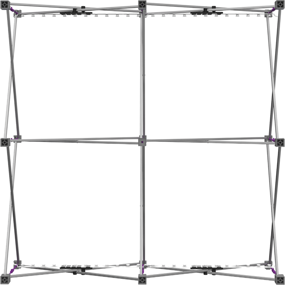 Hopup 5ft Backlit Straight Tabletop Tension Fabric Display