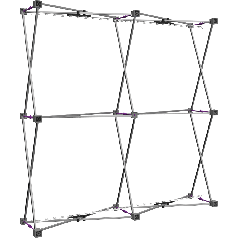 Hopup 5ft Backlit Straight Tabletop Tension Fabric Display