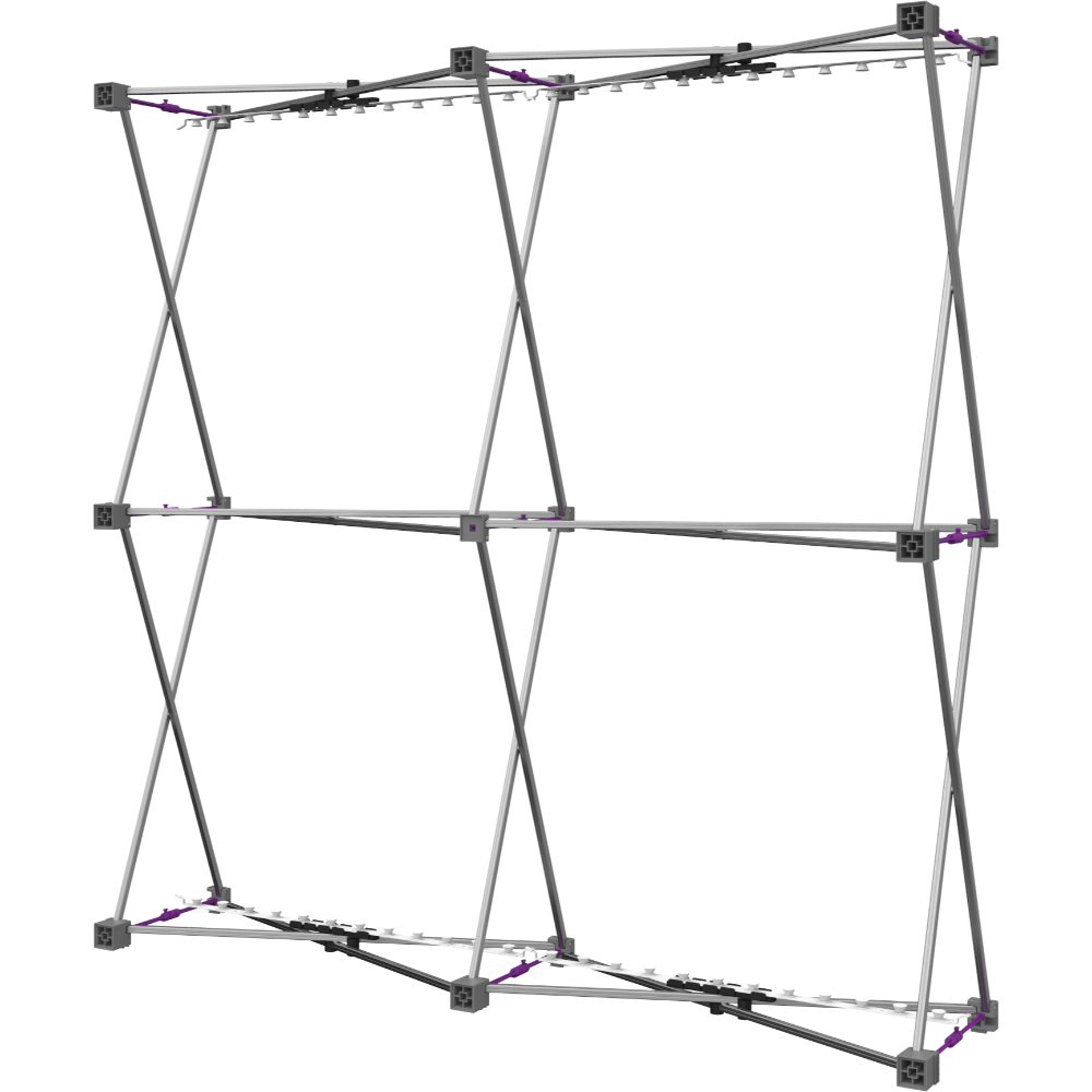 Hopup 5ft Backlit Straight Tabletop Tension Fabric Display