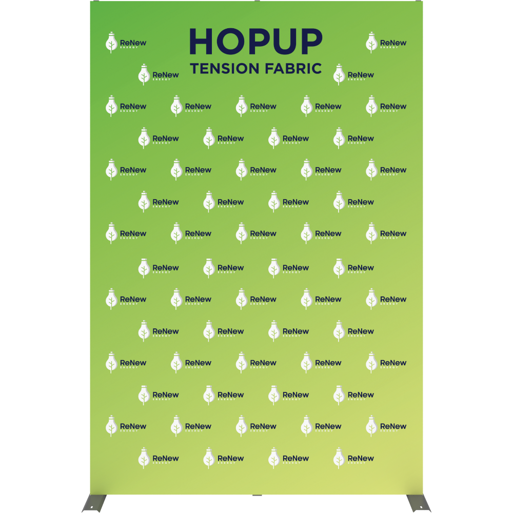 Hopup 5ft Straight Full Height Tension Fabric Display