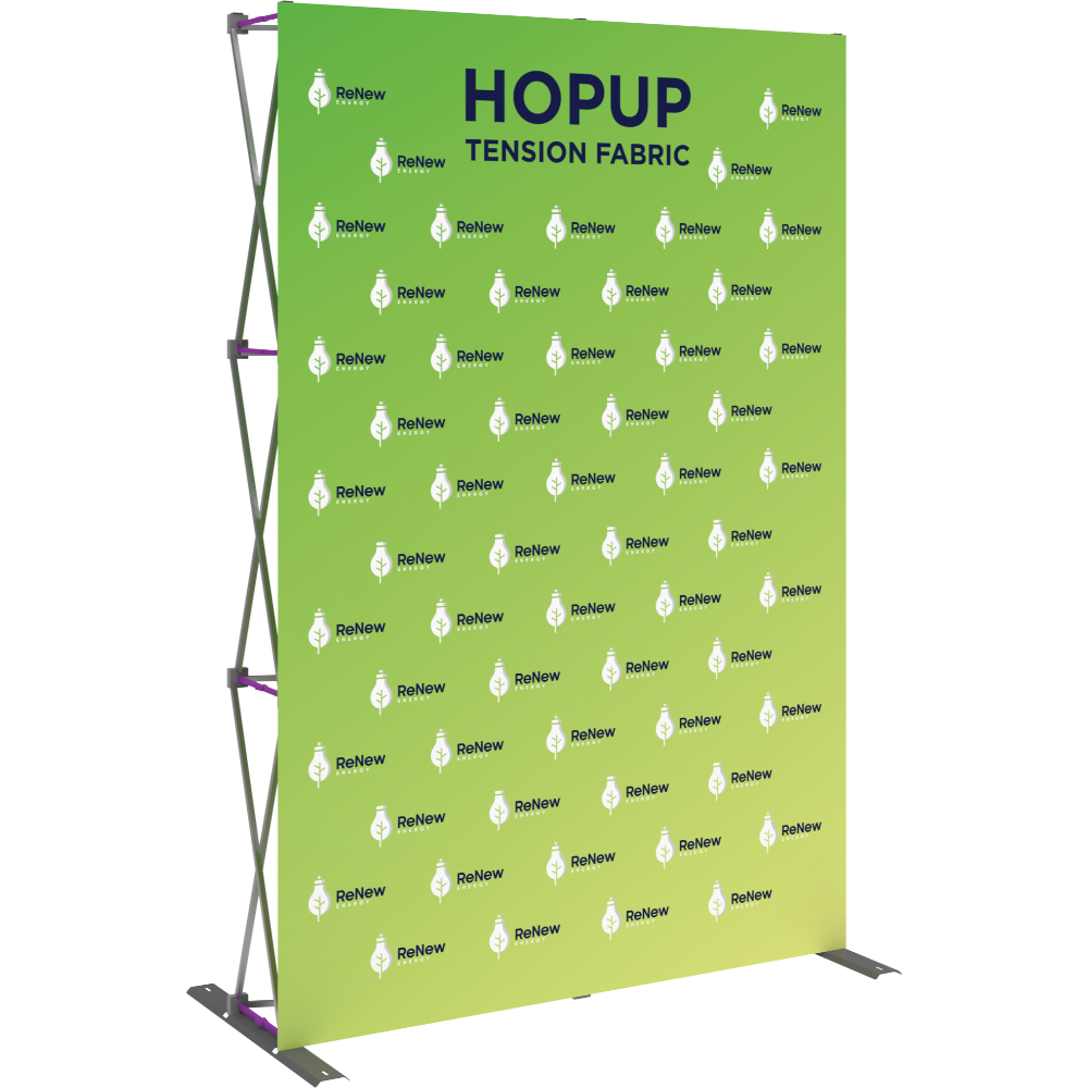 Hopup 5ft Straight Full Height Tension Fabric Display