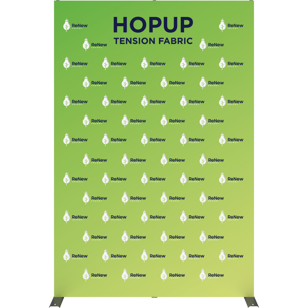 Hopup 5ft Straight Full Height Tension Fabric Display