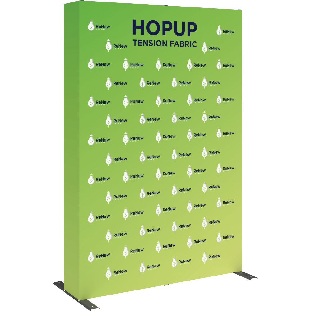 Hopup 5ft Straight Full Height Tension Fabric Display