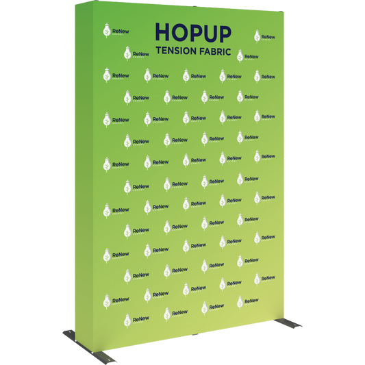 Hopup 5ft Straight Full Height Tension Fabric Display