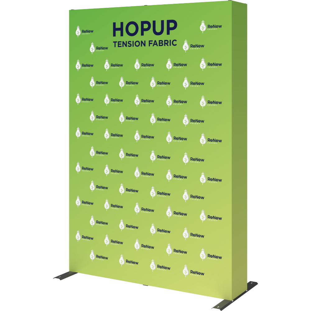 Hopup 5ft Straight Full Height Tension Fabric Display