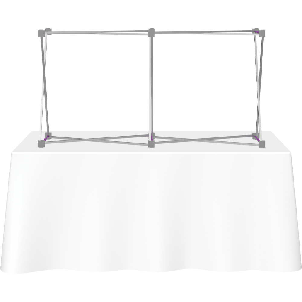 Hopup 5ft Straight Tabletop Tension Fabric Display