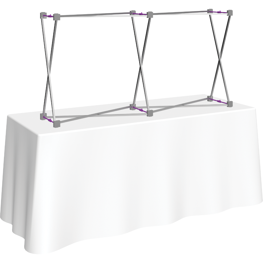 Hopup 5ft Straight Tabletop Tension Fabric Display