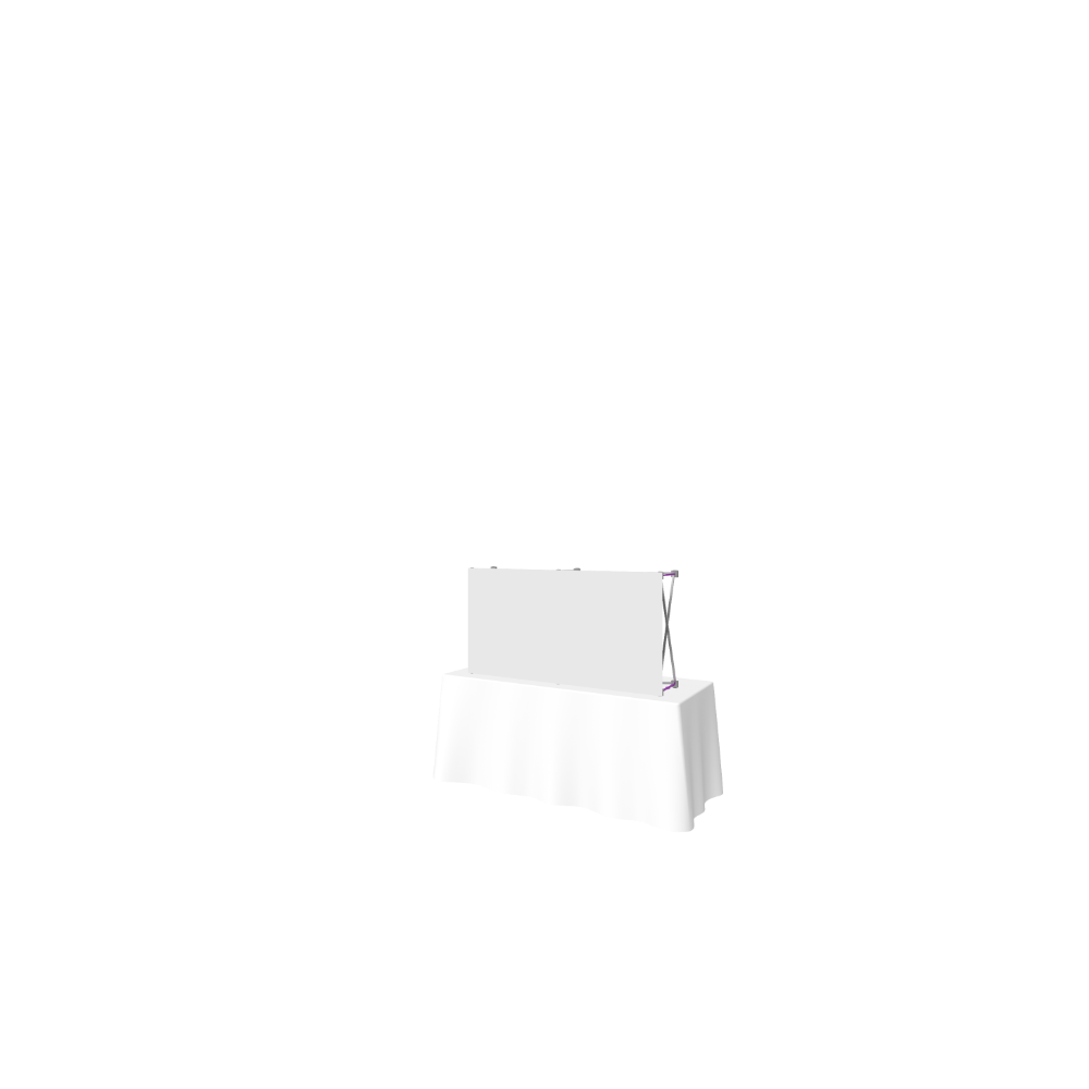 Hopup 5ft Straight Tabletop Tension Fabric Display