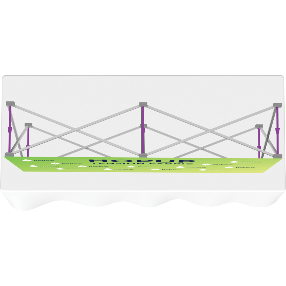 Hopup 5ft Straight Tabletop Tension Fabric Display