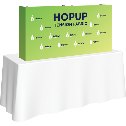 Hopup 5ft Straight Tabletop Tension Fabric Display