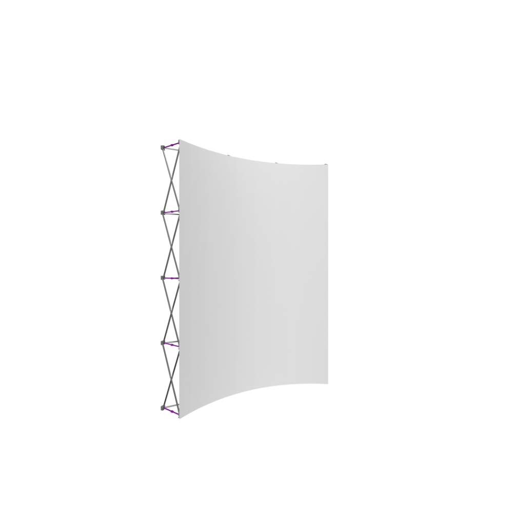 Hopup 7.5ft Curved Extra Tall Tension Fabric Display
