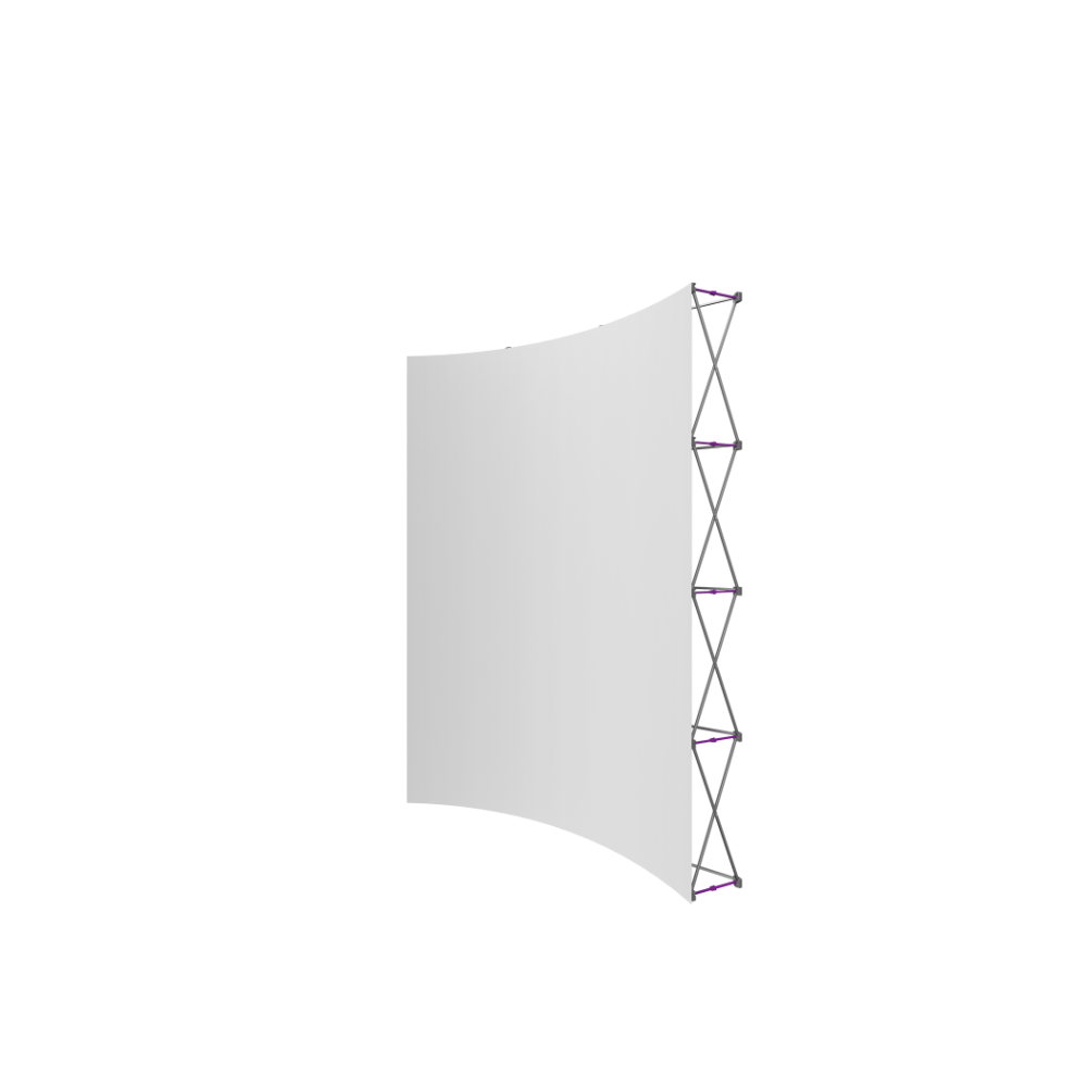 Hopup 7.5ft Curved Extra Tall Tension Fabric Display