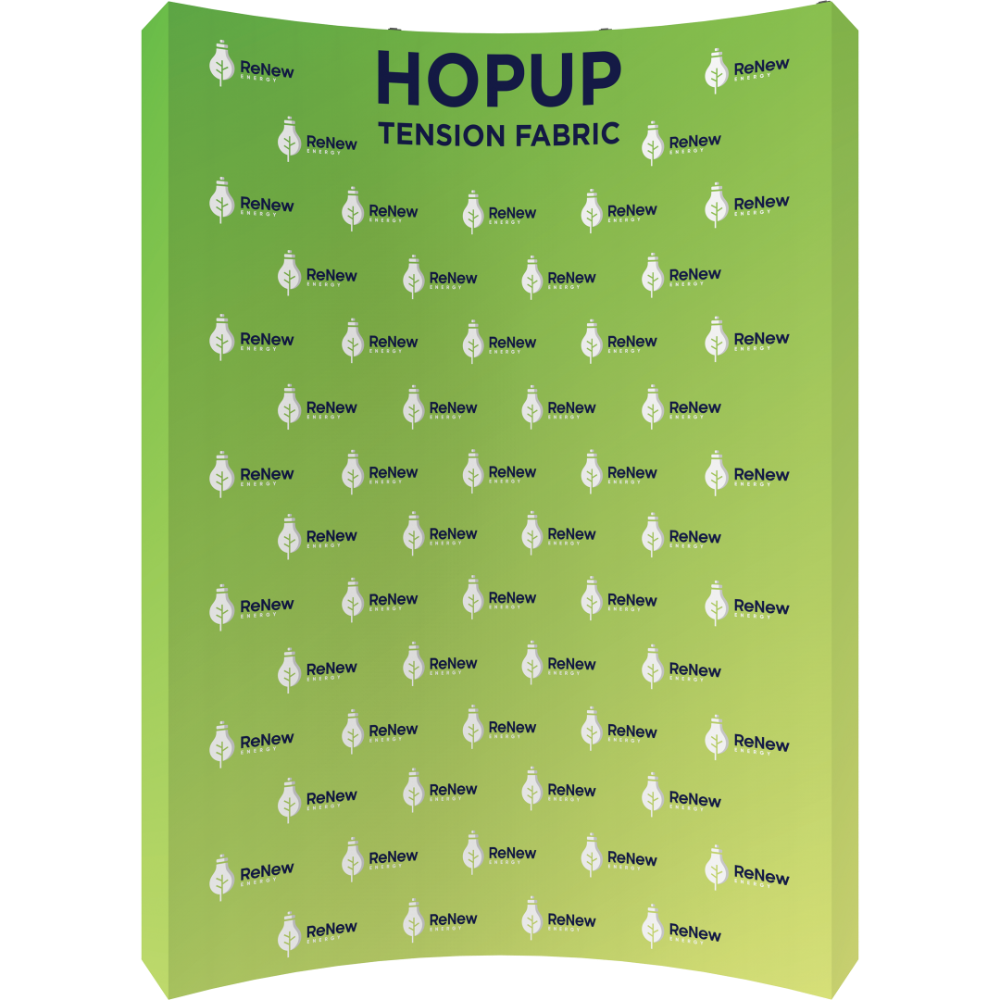 Hopup 7.5ft Curved Extra Tall Tension Fabric Display