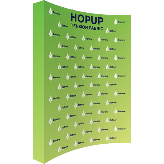 Hopup 7.5ft Curved Extra Tall Tension Fabric Display