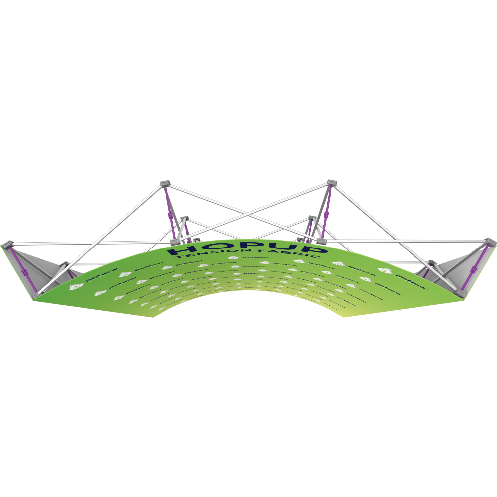 Hopup 7.5ft Curved Extra Tall Tension Fabric Display