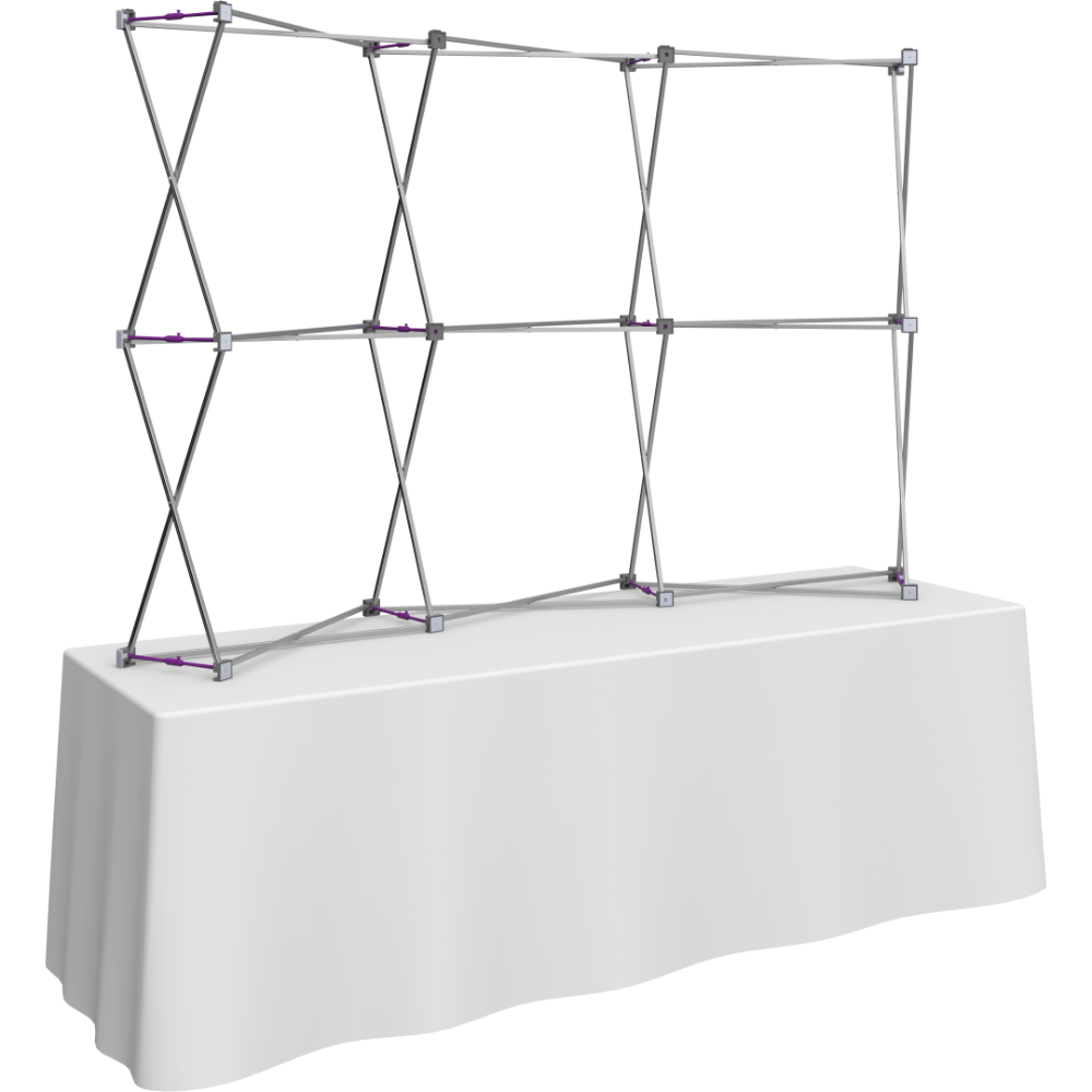 Hopup 7.5ft Curved Tabletop Tension Fabric Display